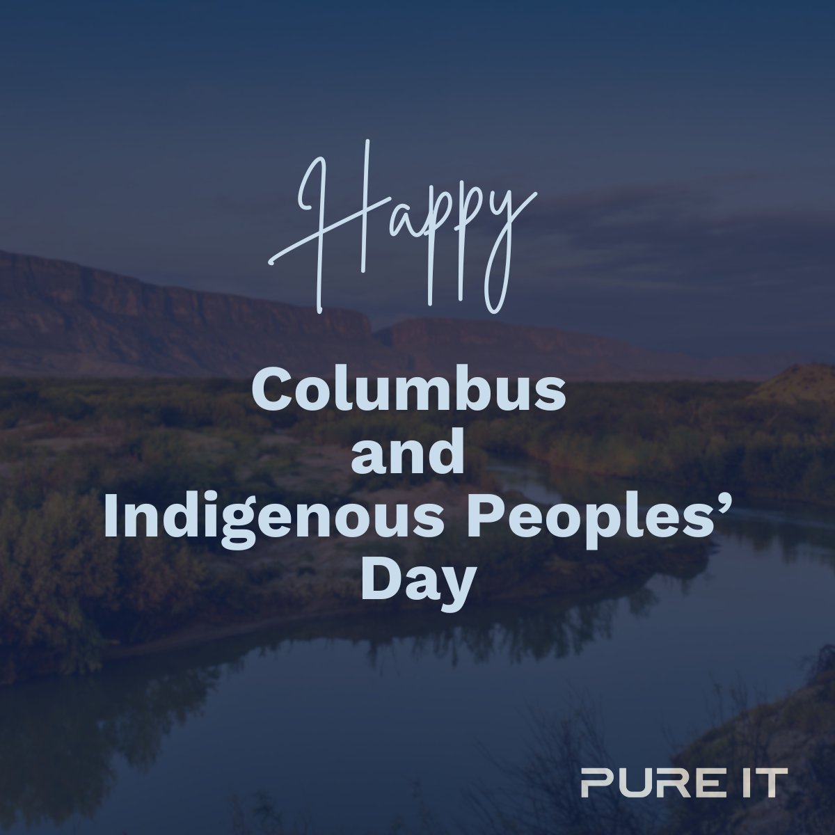 Pure IT offices will be closed on Monday, October 14th in honor of Columbus and Indigenous Peoples' Day. ⭐ 

If you need immediate assistance, please call us at (281)-378-7737 (Option 1). Calls will be routed to our on-call Service Desk Agent, who will return your call.