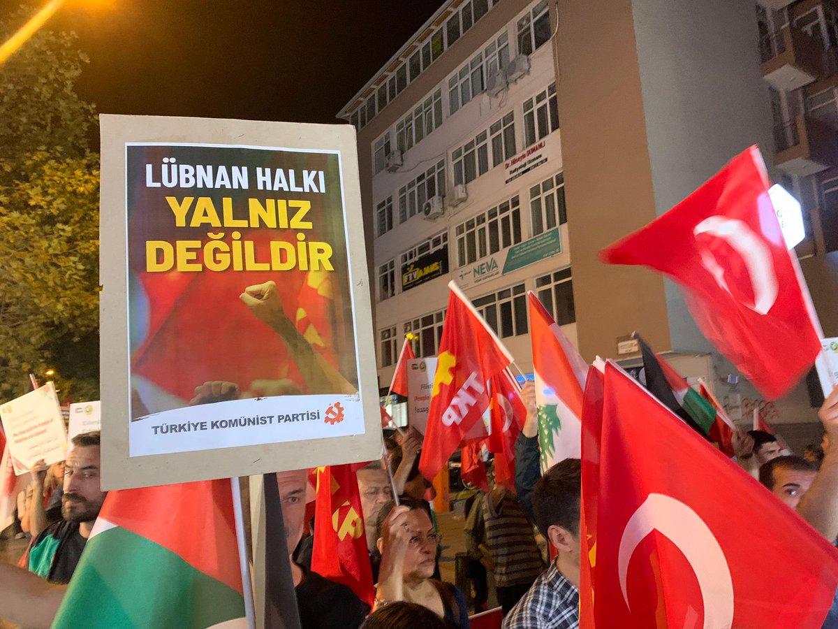 tkpninsesi's tweet photo. Filistin, Lübnan, Suriye, Yemen: İsrail saldırganlığına halklar boyun eğmeyecek! https://t.co/FqOulQlhaD