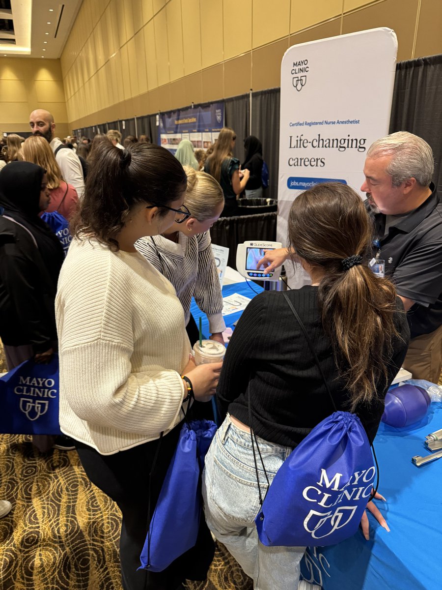 TPadilla22's tweet photo. Thank you to @MayoClinic for once again hosting our @_MNCAPS Healthcare Pathway for the annual Career Festival! @isd719 @district192 https://t.co/utIJMYxBZA