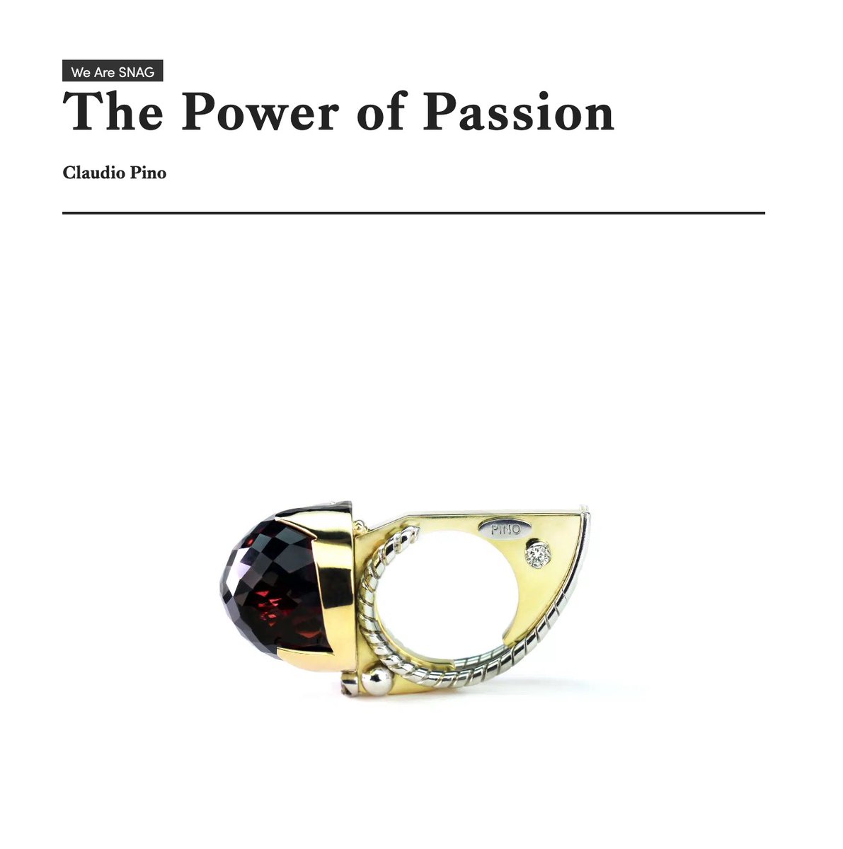 Design_CPino's tweet image. Oct. 2024&amp;gt;&amp;gt; So proud to be part of Anthology 4 - WE are Society of North American Goldsmiths! Power of Passion” was selected for the virtual SNAG exhibition:
snagmetalsmith.org/we_are_snag/th… #snag #claudiopino