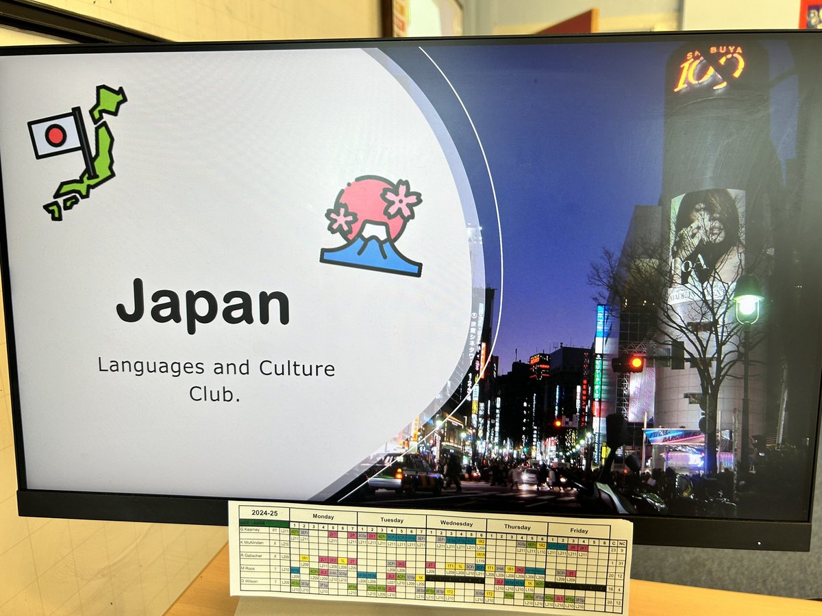 Hyndlandmfl's tweet photo. Our young people ‘travelled’ to Japan today to learn about Japanese language and culture 🤩#languageandcultureclub @HyndlandSec @MrGallacherMFL @MissWilsonML https://t.co/Yr7rgVey8S