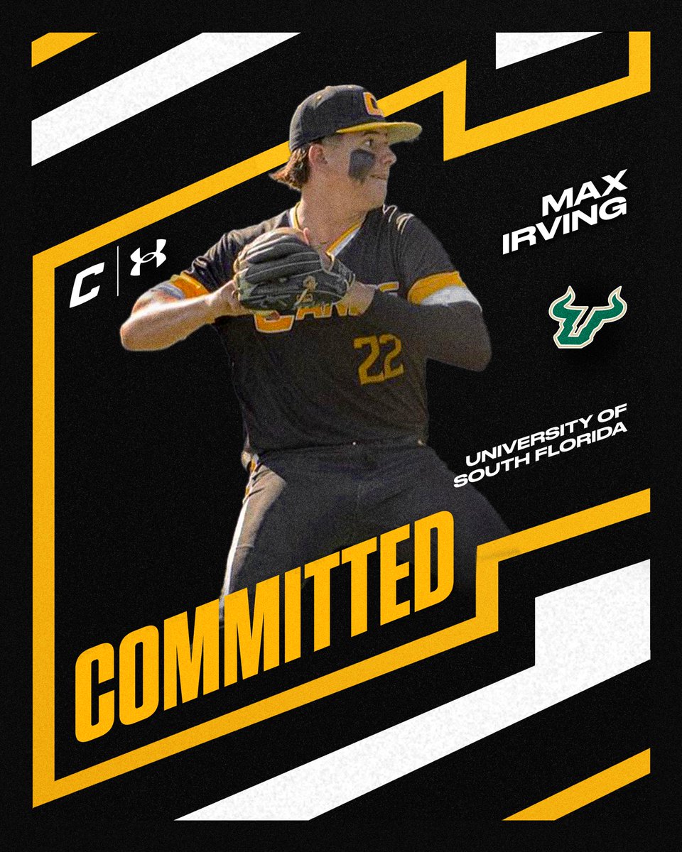 TheCanesBB's tweet photo. Congrats to Canes 2026 MIF @maxirving14 on his commitment to @USFBaseball 
#thecanes #DifferentBrandOfBaseball https://t.co/axIpdkWZ4T