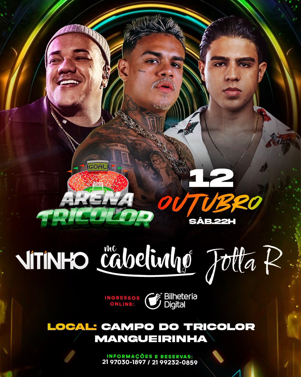 mirantedaarabia's tweet photo. EVENTO 100%  CONFIRMADO !! 

SÁBADO É ARENA TRICOLOR 🏟️ https://t.co/lTahDUMlxE