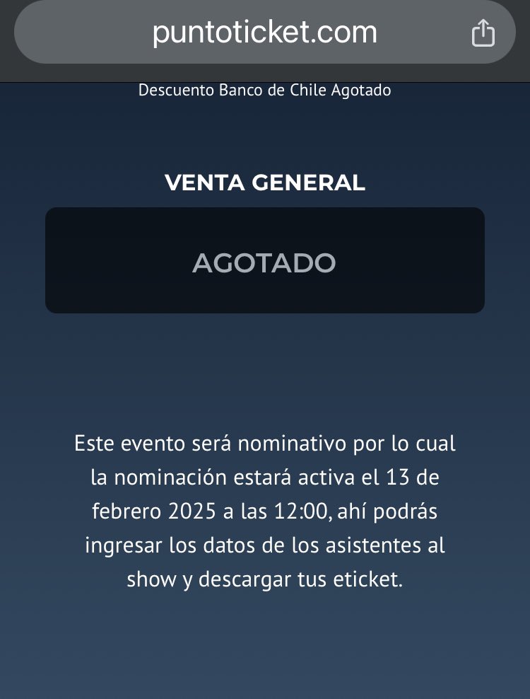 JEKALAMS's tweet photo. Porque no fueron nominativas las entradas altiro!!! Dar dias para eso incentiva la REVENTA!! #shakira mal ahi :( https://t.co/3Rp6KUxPDi