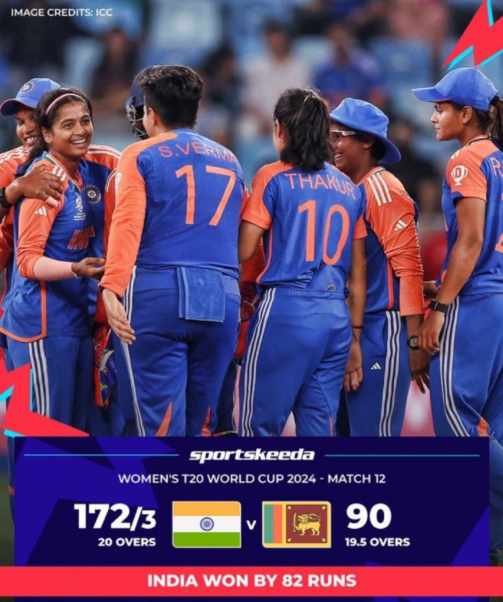 aas_sthaa's tweet photo. INDIA BEAT SRI LANKA BY 82 RUNS IN THE T20 WC 🏆 🇮🇳

- India in semis🥹
#INDvsSL #T20Cricket https://t.co/nbIG1hzs1r