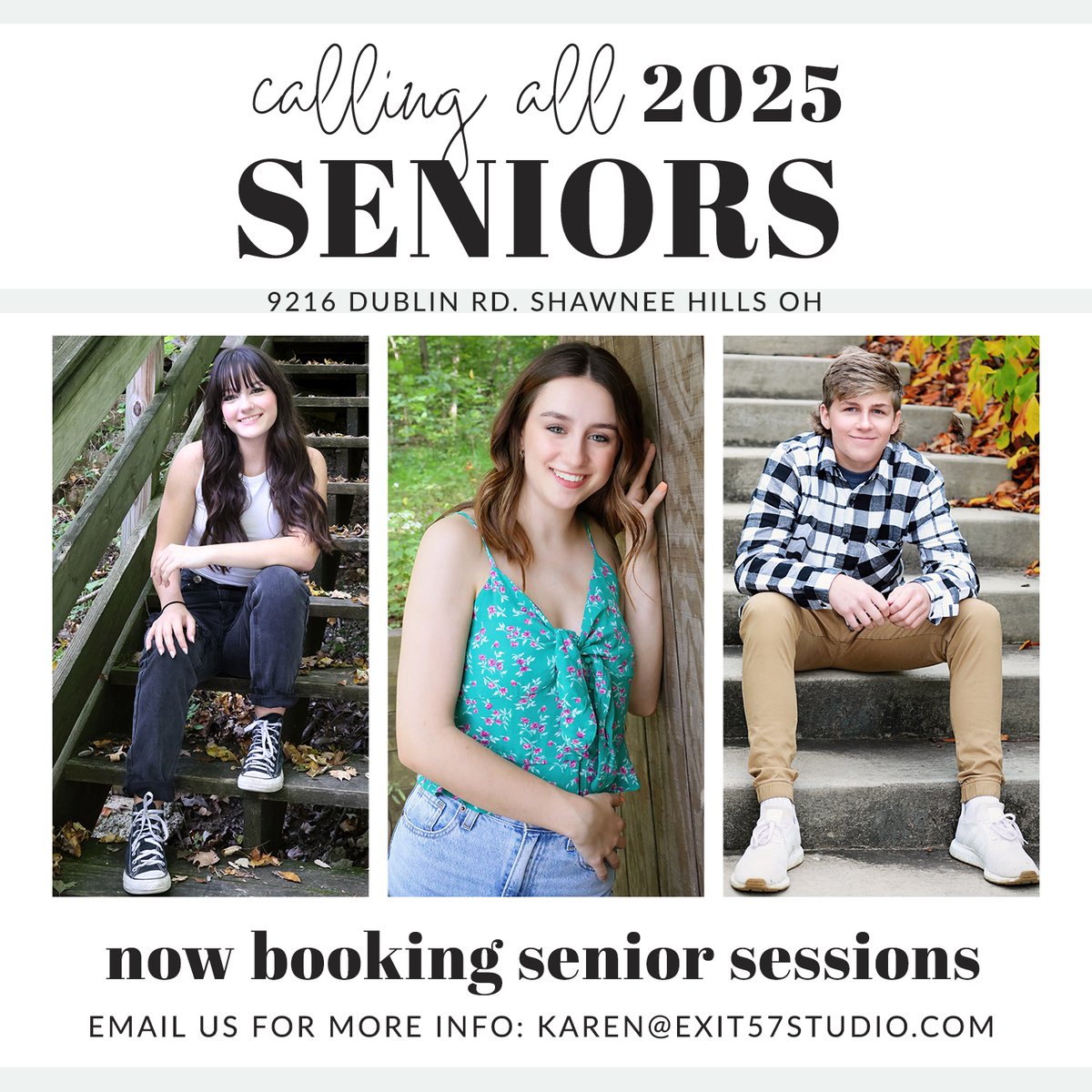 exit57studio's tweet photo. Creating memories for a lifetime. Now booking 2025 senior sessions. https://t.co/iKjDFUari0 614 296 9979 Shawnee Hills OH 
#exit57studios #Seniorphotographer #seniorphotography #seniorportraits #seniors25 #seniorpictures #seniorpics #classof2025 #highschoolsenior #gradphotos https://t.co/MZxgmKovcS