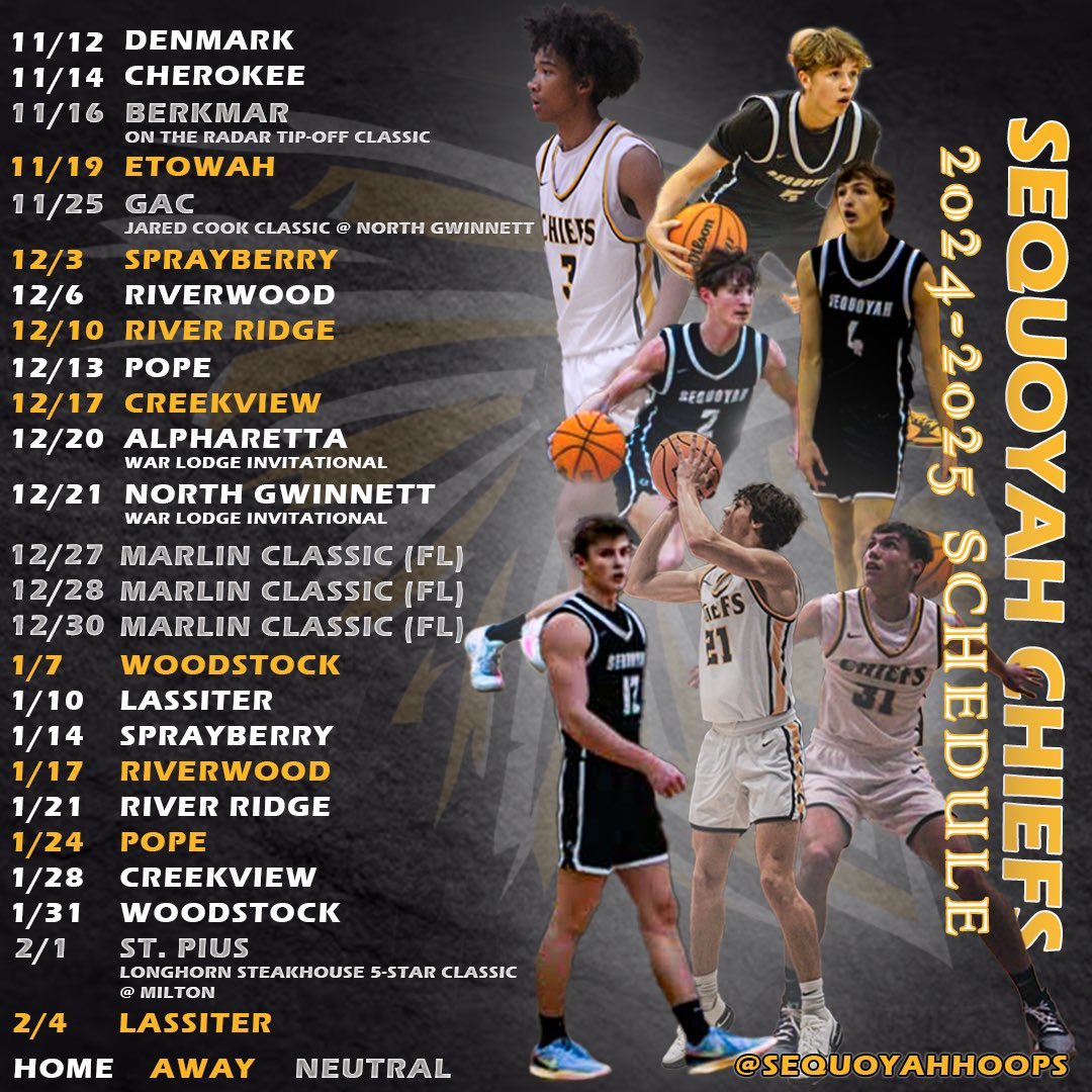 🚨 2024-2025 SCHEDULE RELEASE 🚨