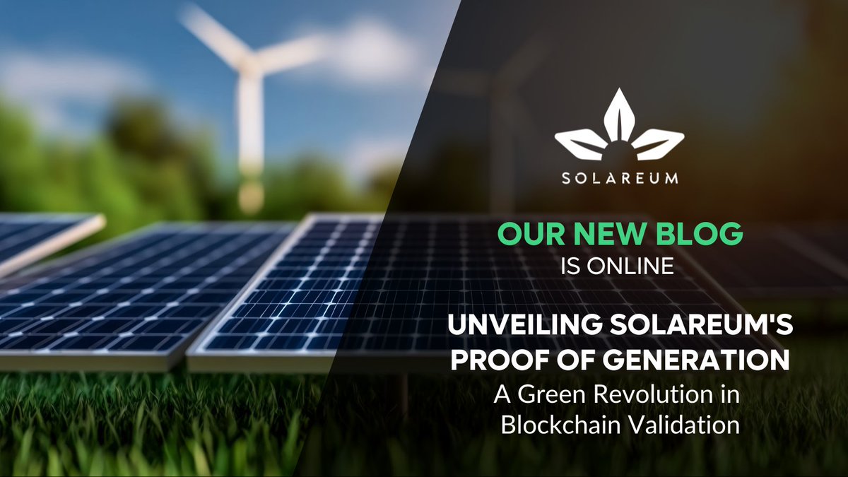 🔥Unveiling all details of our PoG🔥

Our latest blog dives deep into the Proof of Generation technology, revealing new functionalities that benefit our community🌍🔋 

#Web3