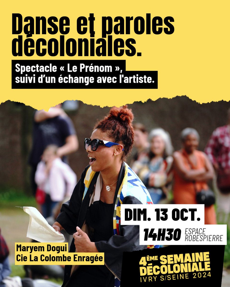 Semaine décoloniale Ivry tweet media