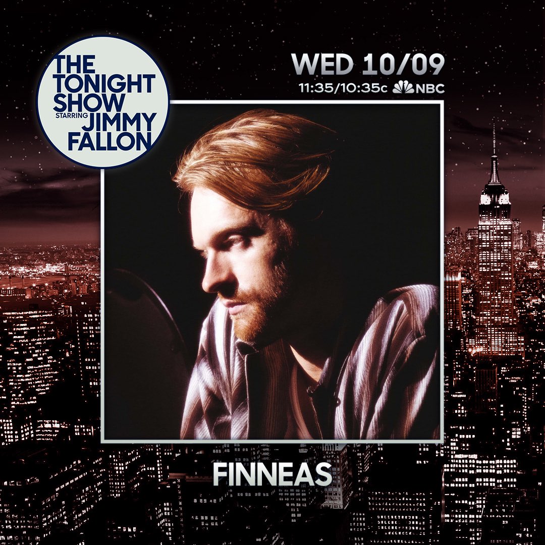 finneas's tweet photo. See you soon! @FallonTonight https://t.co/G2CUS9hH2Y