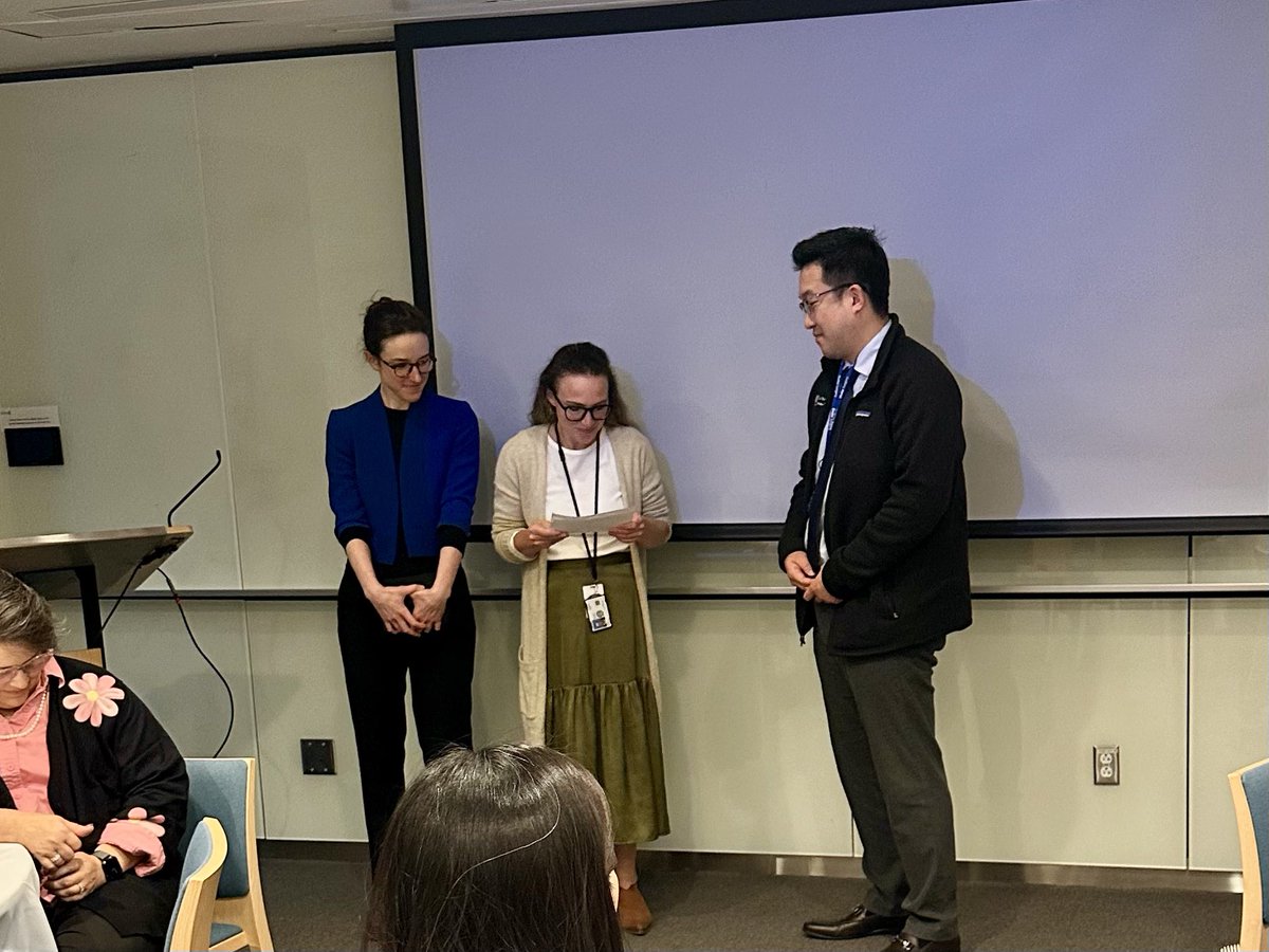 Congrats to Dr. Tristen Chun on being awarded the inaugural educator of the year (aka “Bloody Apple”) award!! 🍎🍎