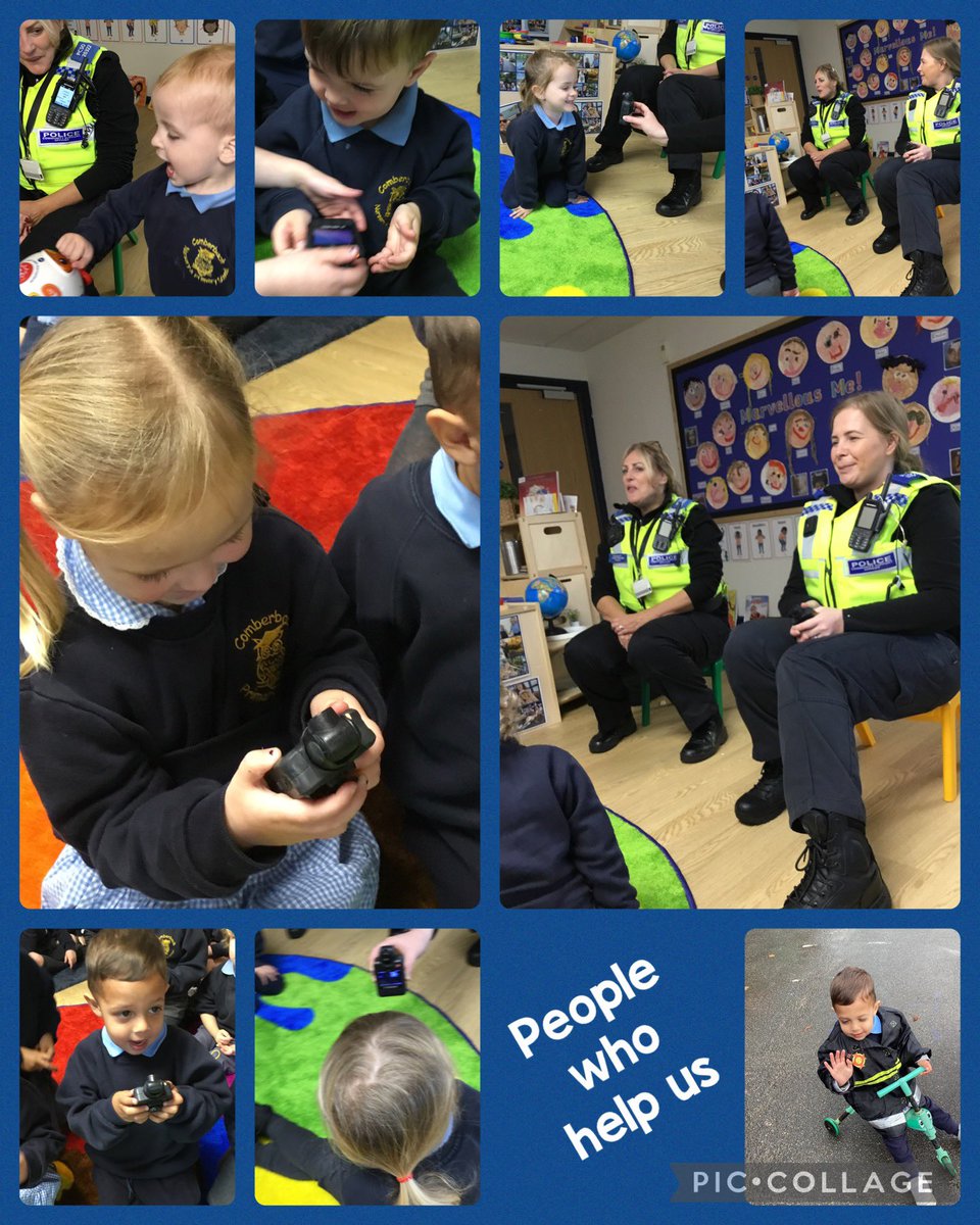 Nursery and Reception listened very carefully today to our special visitors PCSO Diane and Nicky. We think we are very lucky to have them to help us in our local community.🚓👮
#cheshirepolice 
<a href="/MrsHeath/">Leanne Heath</a>
@MrsYoung
<a href="/ComberbachMissM/">Miss Marsh- Reception Comberbach NPS</a>