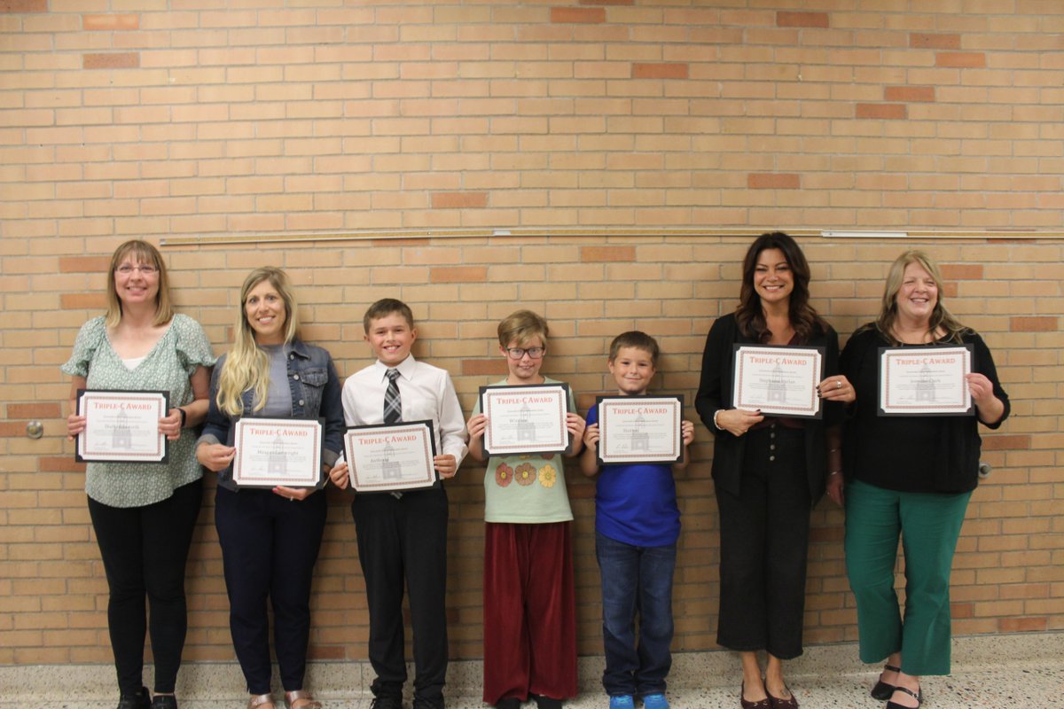 CCCSDtweets's tweet photo. Congrats to our FRS Triple C recipients recognized during last night's Board meeting! The award honor students, community members and staff who exemplify our core beliefs and who go above and beyond to make our schools great environments for learning.
https://t.co/KUGdjLhaxI https://t.co/4F5n0SLswy