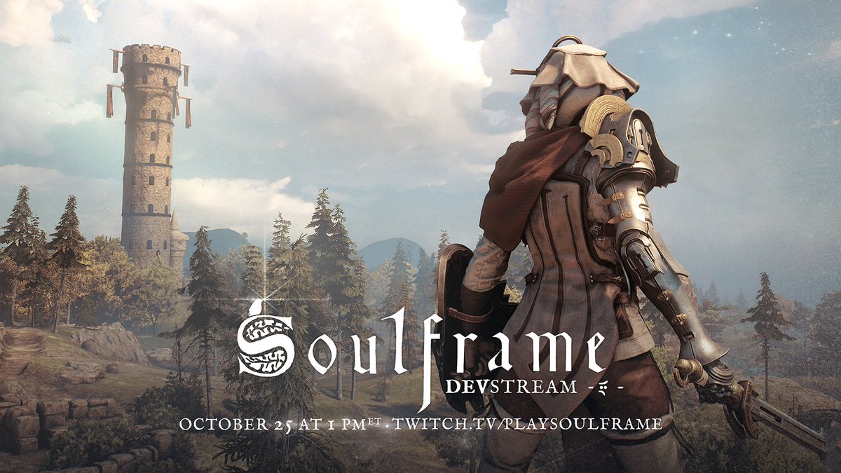 PlaySoulframe's tweet photo. 'Pon sparrow's wing, news of Preludes we bring! 

Join us for the second Soulframe Devstream on October 25. https://t.co/dZZNq5cEIm https://t.co/6EltSqD0qT