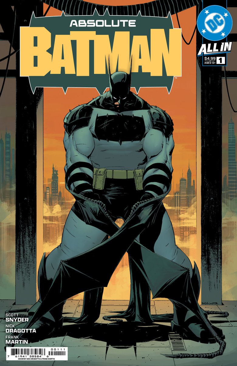 Ssnyder1835's tweet photo. Out today, Absolute Batman #1

It all starts here https://t.co/y5idq5d7Im