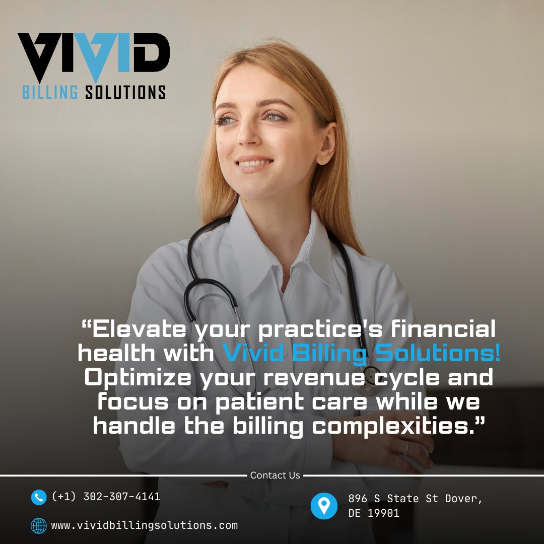 Vividbilling's tweet photo. Why Choose Our Billing Services?

Experience precision and efficiency with our tailored billing solutions. We prioritize accuracy to minimize errors and streamline your processes
Website : https://t.co/48n6dU4Wfn
Email Us info@vividbillingsolutions.com
#healthcareproviders https://t.co/LHzzSrzJZ1