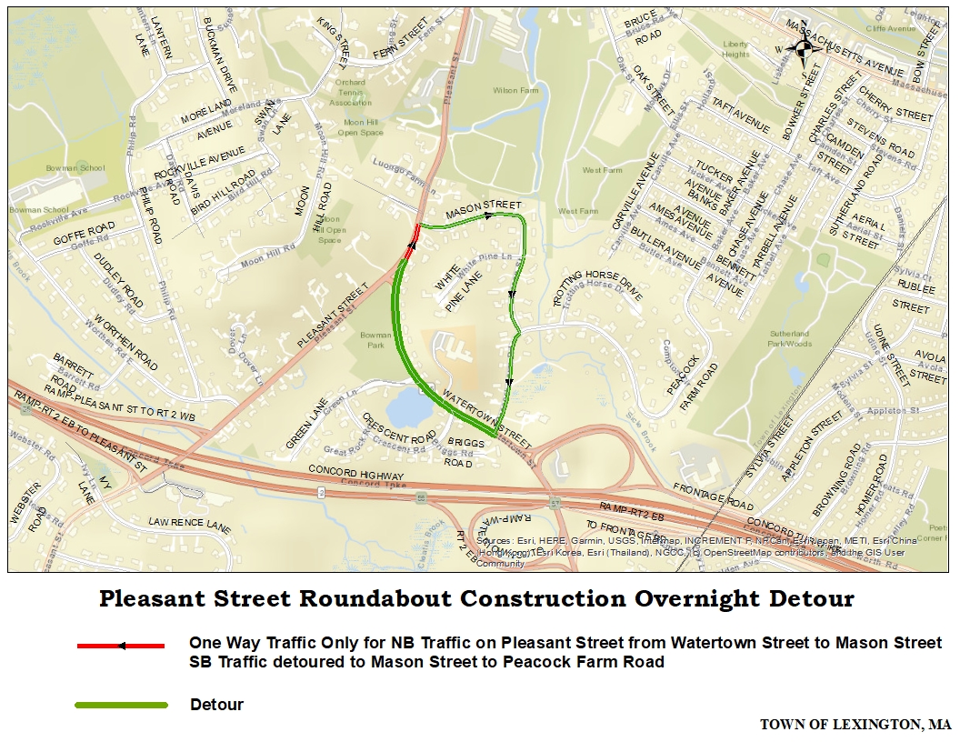 Pleasant St roundabout coming together! Detours in place as crews work. Daily and some overnight. See web for details. lexingtonma.gov/265/Current-En… <a href="/TownOfLexMA/">Town of Lexington, MA</a> <a href="/LexingtonPolice/">Lexington Police (MA)</a> <a href="/LexpressBus/">Lexpress</a> <a href="/LPSBusUpdates/">Lexington School Bus</a>