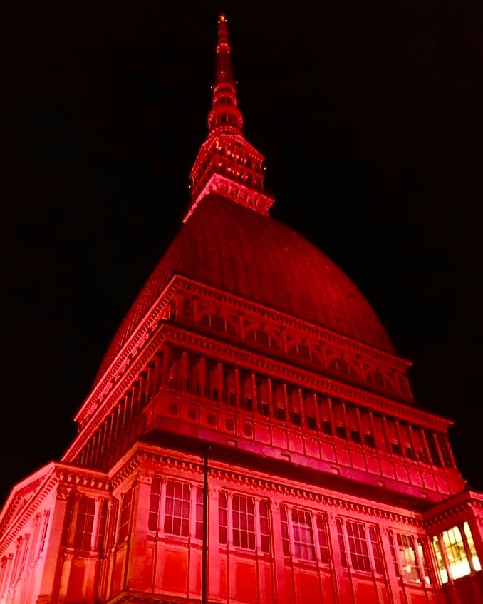 EdoardoArpaia's tweet image. Questa sera la Mole Antonelliana é illuminata di rosso per ricordarci la Giornata Mondiale della Sindrome Pandas/Pans, che sensibilizza sulle 2 sindromi infettive scatenate da virus, batteri e altri fattori, spesso non riconosciute.

#moleantonelliana #pandas #pans #torino #turin