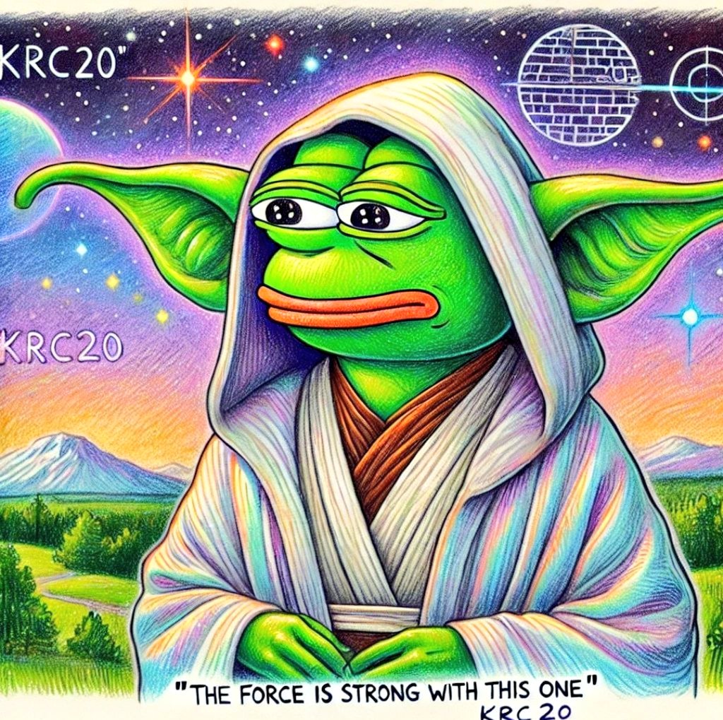 THE FORCE IS STRONG WITH $PEPE ON $KAS ✨️✨️✨️

BUY $PEPE OR BE MIND TRICKED 💀💀💀