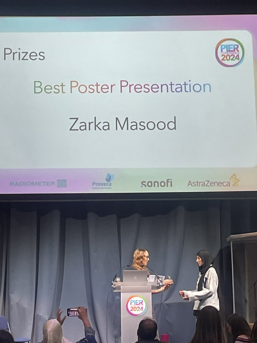 SotonHannah_EBC's tweet photo. Massive congratulations to our #PIER2024 winners:

🏆 Zarka Masood for best poster presentation 

🏆 George Pughe for best oral abstract presentation 

🏆 And not forgetting ‘The Guinea Pigs’ for winning the escape room! 🐹 

@LifelabSoton @pier_network https://t.co/ZXEKBXtUmF