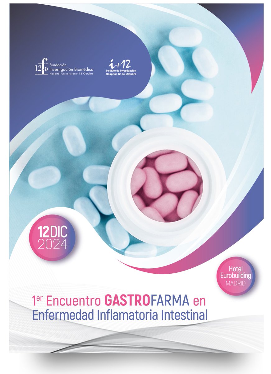 Resérvate la fecha! #SaveTheDate 

1er encuentro #GastroFarma en #EII, para farmacéuticos hospitalarios, para gastroenterólogos y para enfermería especializada. 

Cuanto más nos conozcamos los unos a los otros, mejor nos va a ir… ¿no crees?

🗓️ 12/12 (con los del 12)
📍Madrid