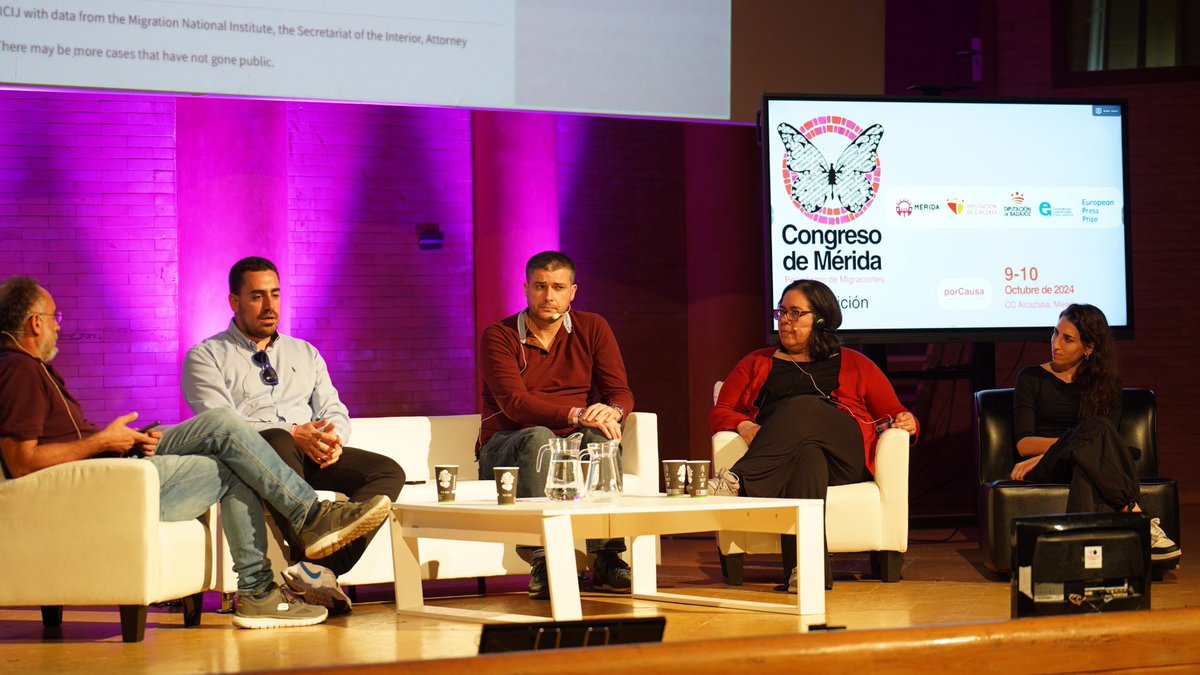 International Congress on Migration Journalism (@periodismomigra) on Twitter photo Con <a href="/rocio_gallegos/">Rocío Gallegos</a> de @LaVerdadJ, <a href="/Malichudis/">Stavros Malichudis</a> de Solomon News, <a href="/jescuderoma/">Jesús Escudero</a> de <a href="/ICIJorg/">ICIJ</a>, <a href="/angelacntdor/">Àngela Cantador</a> de <a href="/CLIP_AmericaLat/">El CLIP</a> y <a href="/naranjo_p/">José Naranjo Noble</a> Con <a href="/rocio_gallegos/">Rocío Gallegos</a> de @LaVerdadJ, <a href="/Malichudis/">Stavros Malichudis</a> de Solomon News, <a href="/jescuderoma/">Jesús Escudero</a> de <a href="/ICIJorg/">ICIJ</a>, <a href="/angelacntdor/">Àngela Cantador</a> de <a href="/CLIP_AmericaLat/">El CLIP</a> y <a href="/naranjo_p/">José Naranjo Noble</a>