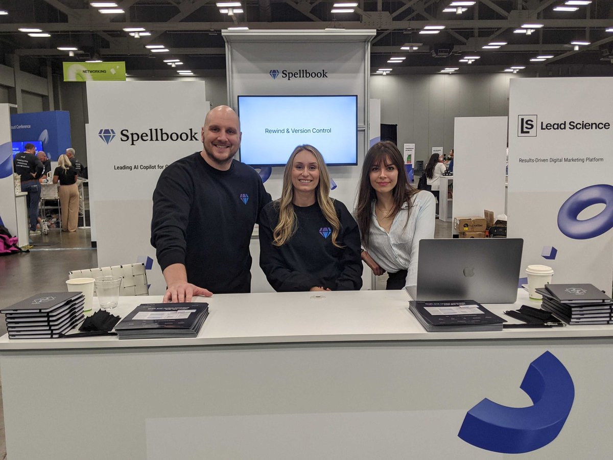 Spellbook is both at #CLIOCON in Austin and at the Corporate Counsel and Compliance Exchange in Germany this week.

Another level of complexity conquered: Attend 2 conferences at the same time ✅