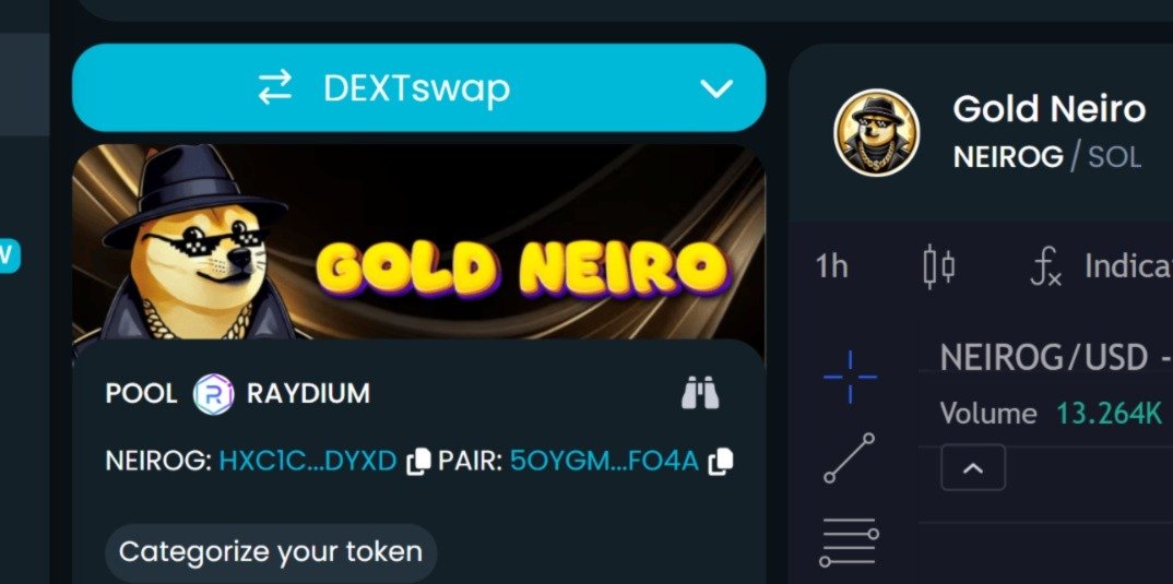 GoldNeiro_sol's tweet photo. Dextoools is updated! LFGGG
https://t.co/IrQgJUDfqM
Get your $NEIROG and watch it buzz to the top!
#NEIROG #Solana #Dexscreener https://t.co/1bVfGRQCnr