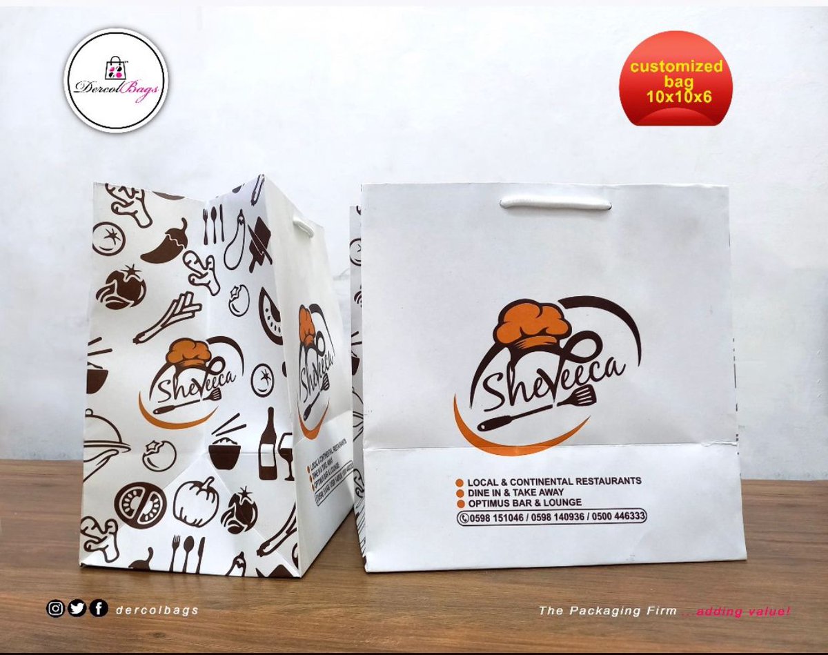DercolBags's tweet image. Simple, Sustainable, Smart😉.
Call us on 053 0091 529 for all your packaging needs.
.
.
#packagingbags #paperdesign #sustainability #everythingpaper