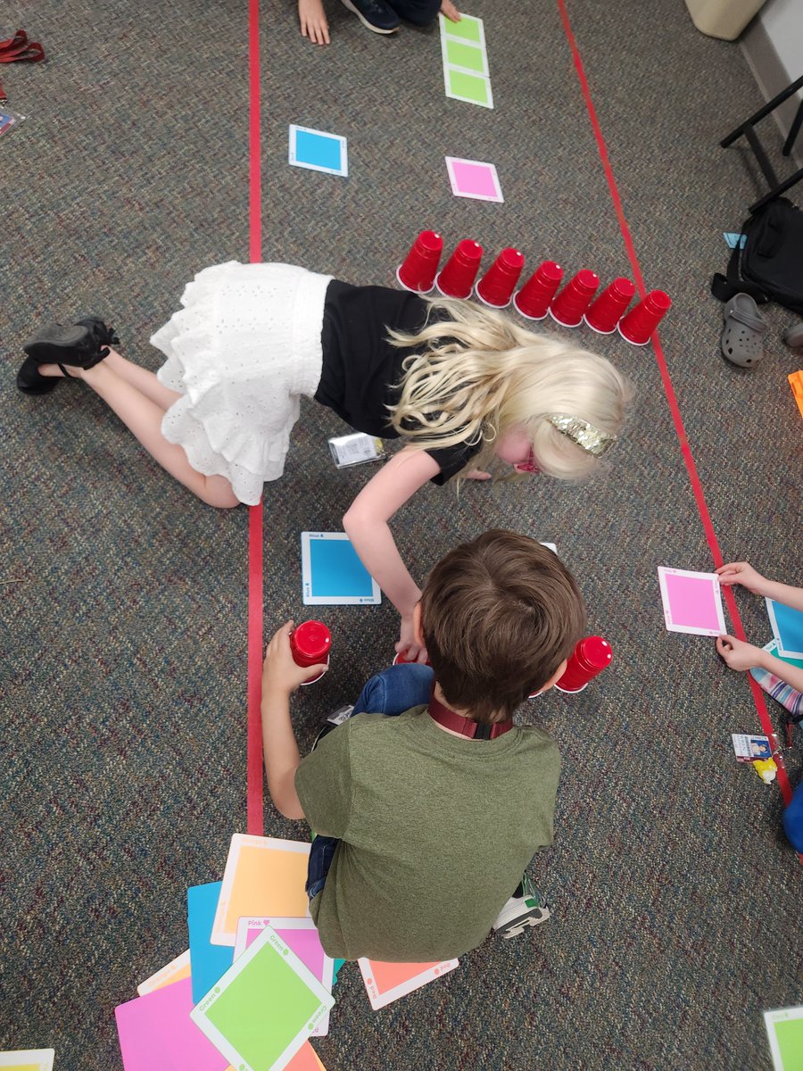 Watching these kiddos debug on the fly to help Indi through the maze was pretty awesome, but the celebration when their code succeeded was even sweeter!
#HayesHawks
<a href="/HayesHawks/">Jeanette Hayes Elem</a>