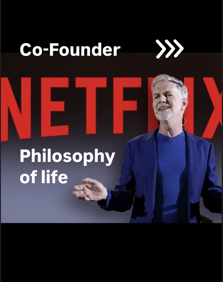 menoslimites's tweet photo. Co-founder of Netflix philosophy of life. Check it.
If this sucessful man can do it, we could also do it right? What do you think?
#ceo #ceomindset #ceolife #business #success #entrepreneurship #mindset #money #mentalidad #empresario #empreendedorismo #entrepreneur #familyfirst https://t.co/GHJFgivw98