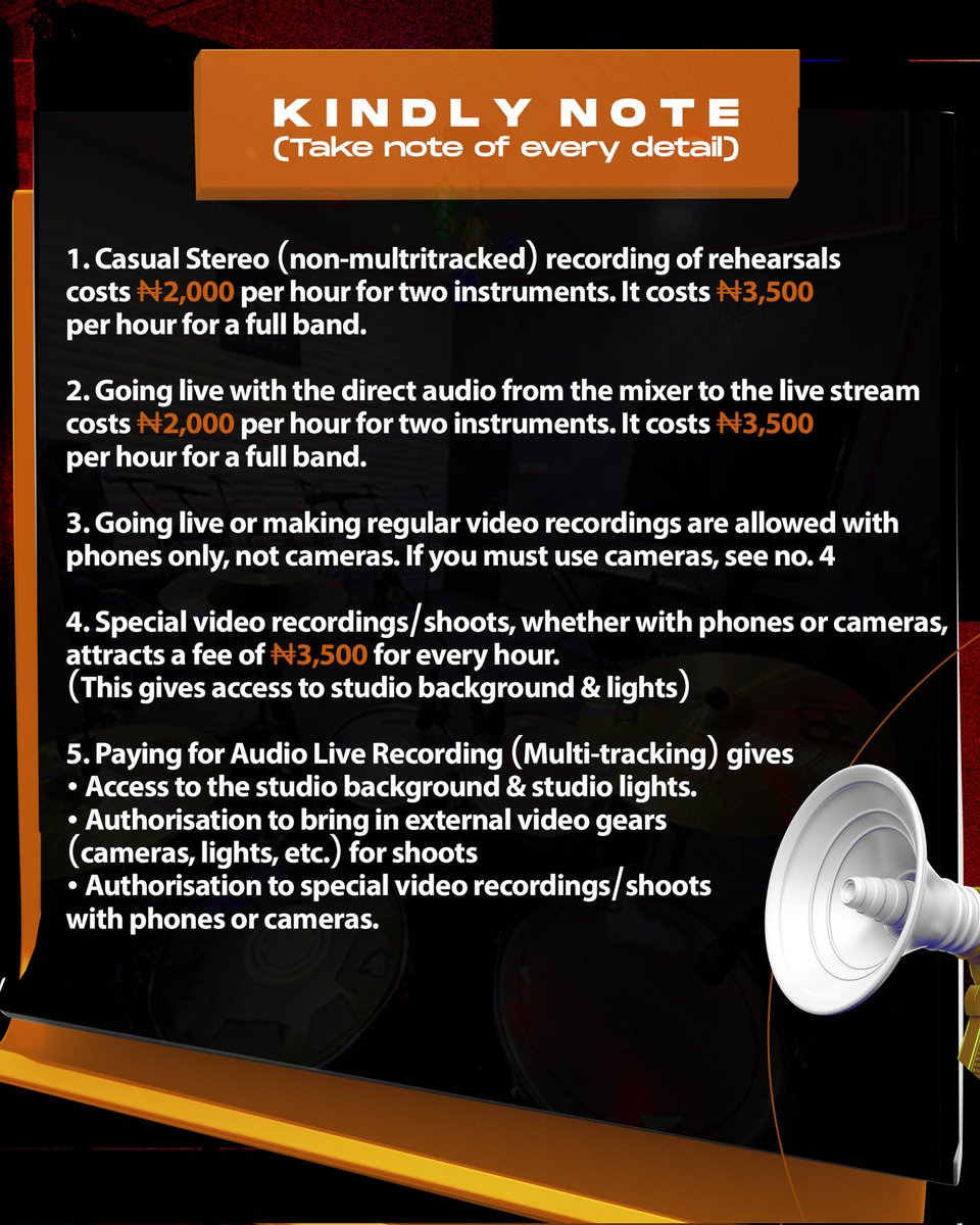 tekconstudios's tweet photo. Hello Fam! 👋
As regards prices, there's a slight review.

We are here to serve you better.
Thank you for choosing to work with us. 😊

#Tekcon #tekconstudios #prices https://t.co/XCNwssvBVj