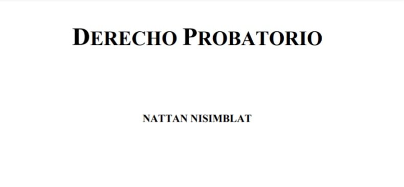 Derecho Probatorio 
Nattan Nisimblat 
⬇️
min.pereira.gov.co/alcaldia/docum…