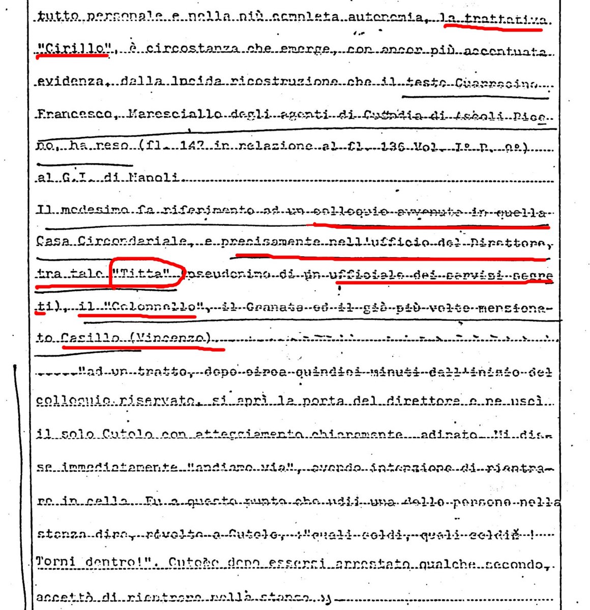 Wikileaks_Ita's tweet photo. #StatoMafia Vertici servizi segreti #SISMI e #SISDE🕵#P2 hanno trattato in carcere con il boss #NCO Raffaele #Cutolo per la liberazione Ass DC Lavori Pubb Ciro #Cirillo rapito dalle #BR, tra questi anche #Titta capo dell'#Anello...coinvolti #Pazienza, On #Piccoli e #Gava (1983) https://t.co/9PfZOx0CHl