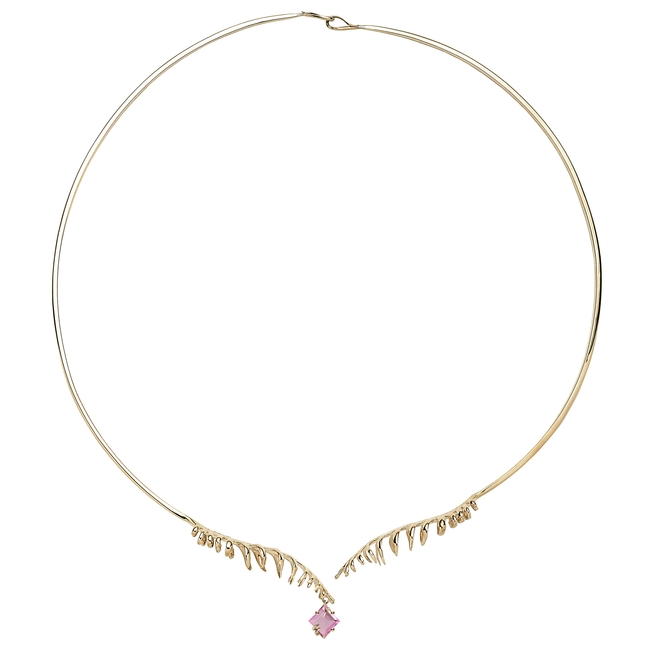 eddie Borgo (@eddieborgo) on Twitter photo Edward Borgo Frond Collar, hung with a rare antique Roman Sapphire, ca. 1940. The square step cut sapphire is 1.50 carats. This slip on collar has been hand formed with 18 karat Gold and uniquely crafted to create this one-of-a-kind necklace.
Now available at <a href="/modaoperandi/">Moda Operandi</a> Edward Borgo Frond Collar, hung with a rare antique Roman Sapphire, ca. 1940. The square step cut sapphire is 1.50 carats. This slip on collar has been hand formed with 18 karat Gold and uniquely crafted to create this one-of-a-kind necklace.
Now available at <a href="/modaoperandi/">Moda Operandi</a>