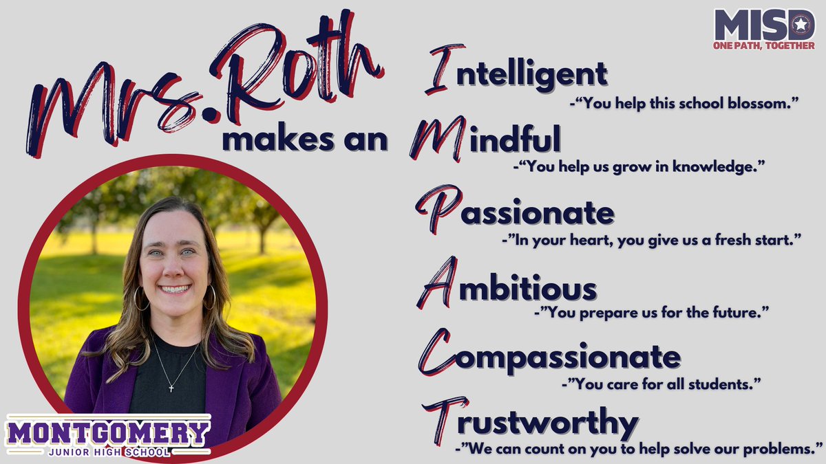 Montgomery ISD tweet media