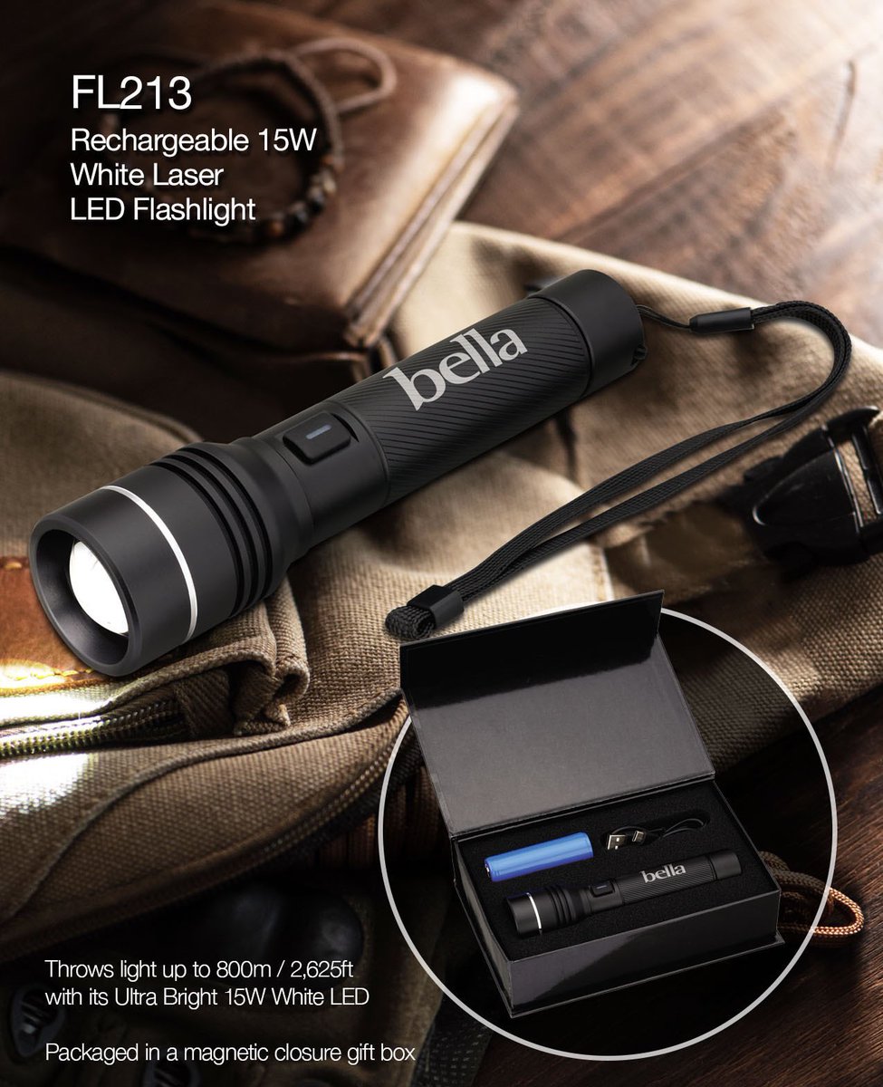 StarlineTalks's tweet image. 👉 New product… spotlight!! 🔦🤩 

starline.com/product/FL213

#Flashlight #Rechargeable #RechargeableFlashlight #BrightestFlashlight #LEDFlashlight #RechargeableLEDFlashlight #PromotionalFlashlight #PromotionalProducts #PromotionalProductsSupplier #PromotionalProductsWork
