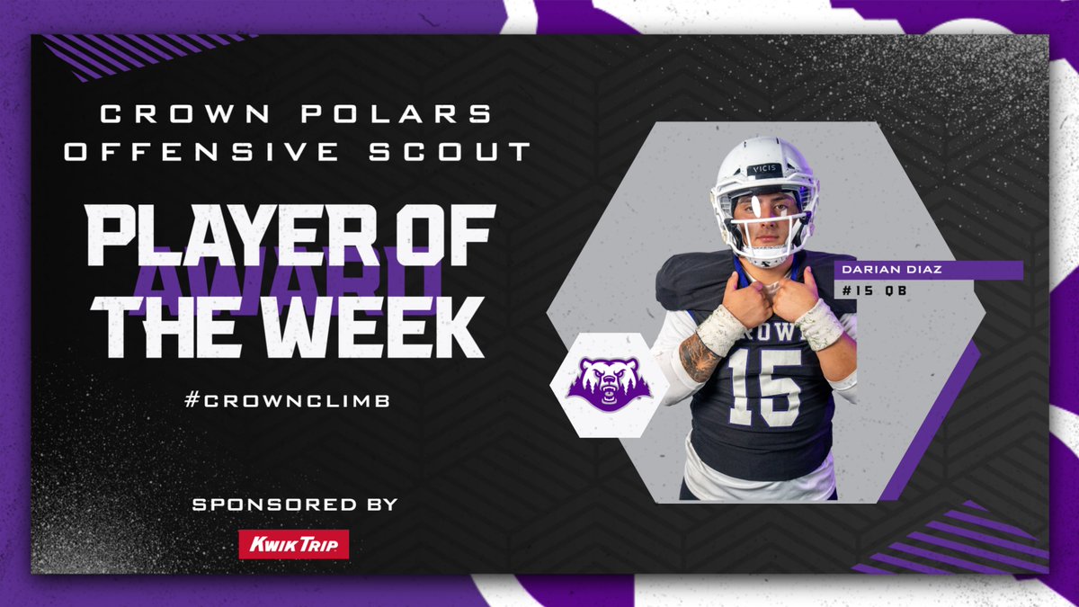 🚨Offensive Scout Player of the Week🚨
#2GUN5UP #CROWNCLIMB