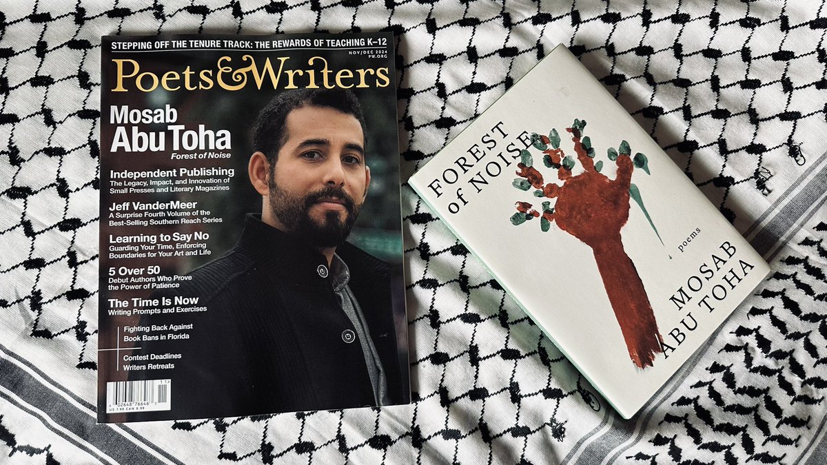 Mosab Abu Toha (@mosababutoha) on Twitter photo Honored to be featured in Poets and Writers Magazine.
In honor of my family and of Refaat and of my student Hatem and of all my friends.
Big thanks to Destiny Birdsong and the editors of <a href="/poetswritersinc/">Poets & Writers</a> Honored to be featured in Poets and Writers Magazine.
In honor of my family and of Refaat and of my student Hatem and of all my friends.
Big thanks to Destiny Birdsong and the editors of <a href="/poetswritersinc/">Poets & Writers</a>