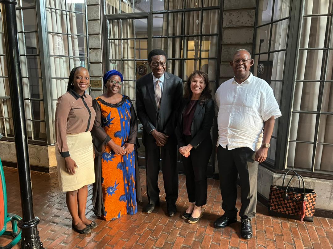 cafor_ngo's tweet photo. [CAFOR - Meeting]
...
The team was also joined remotely by CAFOR staff in Addis Ababa: Mr. Kaleb Amare, Dr. Tsedey Shume, and from the DRC, Prof. Theodore Menelik-Mfune, the CAFOR Regional Representative for the Central Africa Region. https://t.co/ktwjjIfq6k