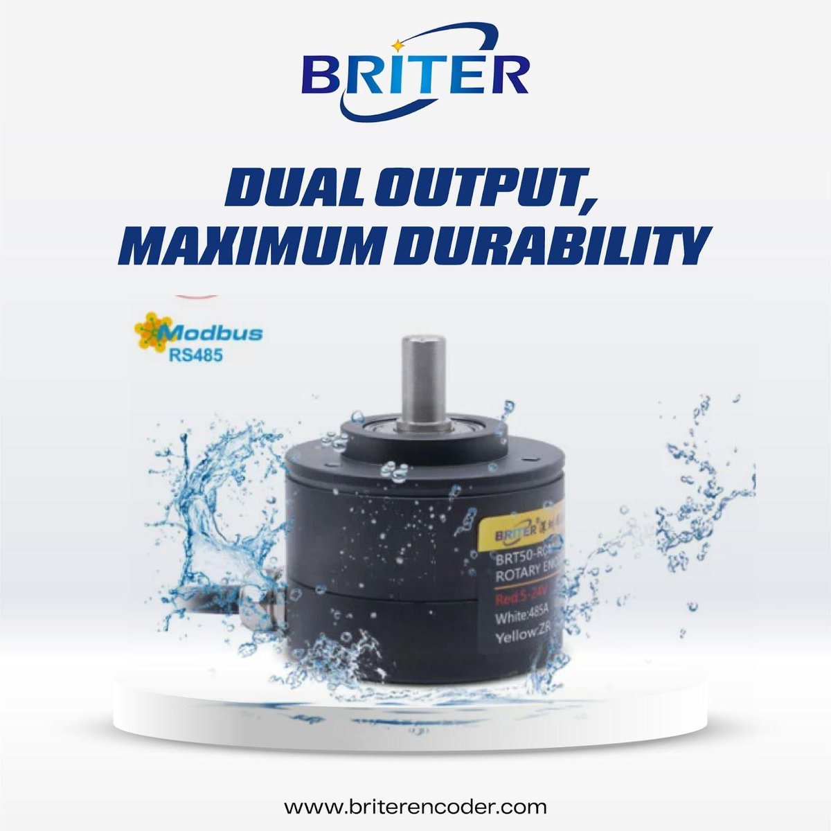 briterencoderr's tweet image. Upgrade with our 𝐖𝐚𝐭𝐞𝐫𝐩𝐫𝐨𝐨𝐟 𝐀𝐛𝐬𝐨𝐥𝐮𝐭𝐞 𝐑𝐨𝐭𝐚𝐫𝐲 𝐄𝐧𝐜𝐨𝐝𝐞𝐫! 🌊
🔄 Multi-Turn Capability
💧 IP68 water/dust resistant
⚙️ No battery needed!
𝐒𝐡𝐨𝐩 𝐍𝐨𝐰: briterencoder.com/product/waterp…
#WaterproofEncoder #Automation #RS485 #PrecisionControl