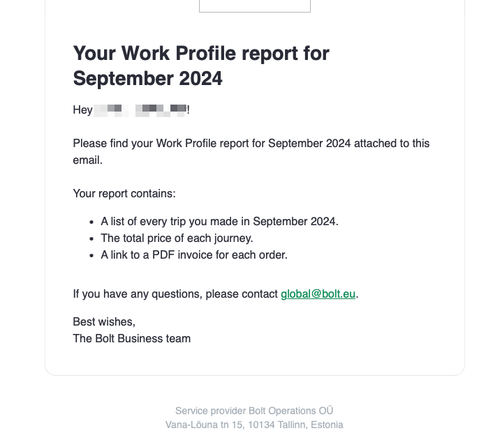 movinteraction's tweet photo. @boltapp What is the correct email for Business support? As you can see the email address mentioned in the Business Report does not appear to be in service. 

I need urgent support regarding my Business rides and the in-app support already takes over a month to resolve this. https://t.co/aEesvQJZ8F
