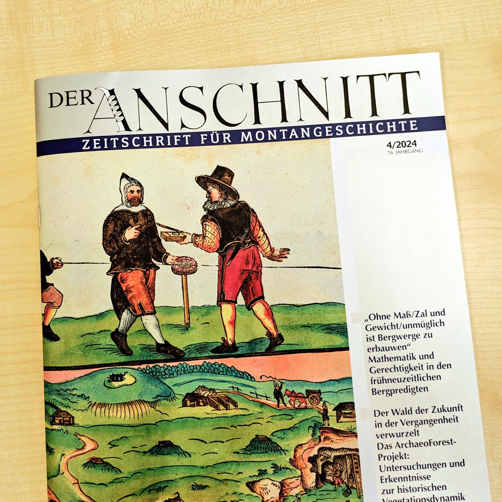 📣 Happy to see my paper "Without measure, number and weight, it is impossible to build a mine" in print in the (German) journal Der Anschnitt. It builds and expands on some parts of my book #UndergroundMathematics, arguing that trust in geometry and religion went hand in hand 🤝