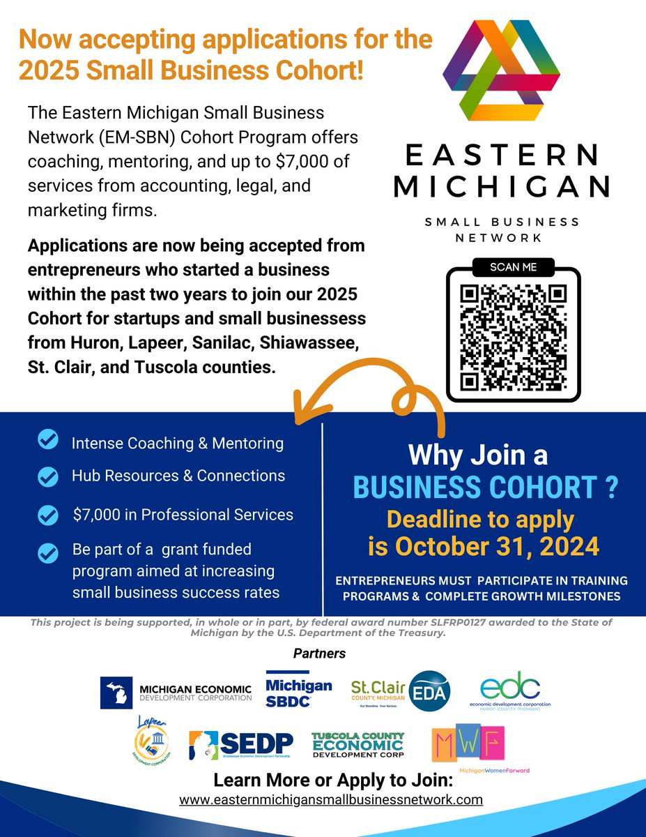 The 2025 Small Business Cohort is now accepting applications. Participating companies will have access to $7,000 in professional services.