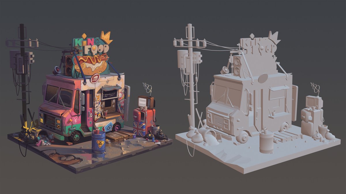 #PortfolioDay
I work on character models, but I'm also passionate about environment art.