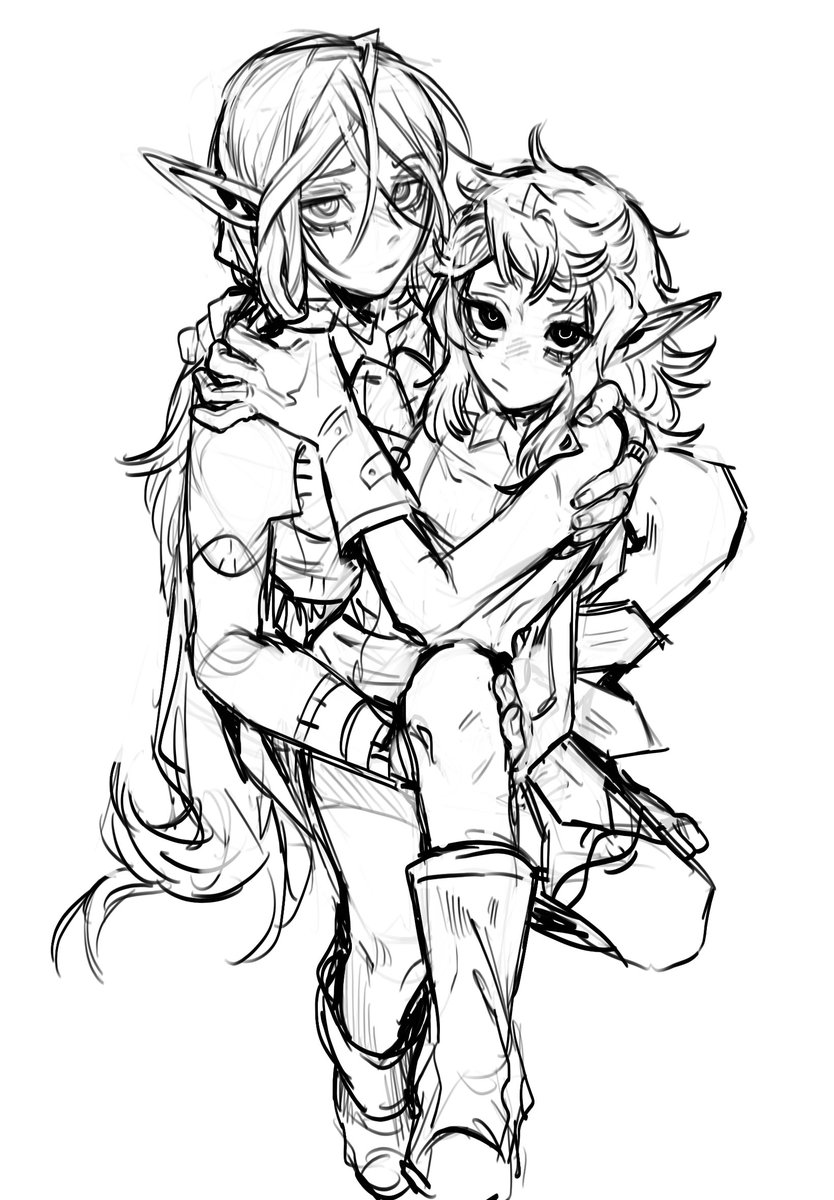 NOVA_1810's tweet photo. So there’re lycifleki sketch I drew bc I have no will to study https://t.co/ENZjzUWRpM