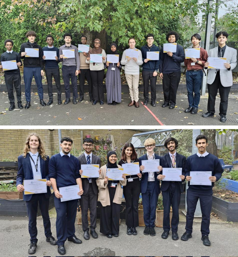 HA_Maths's tweet photo. Congratulations to our A Level Maths and Further Maths students on their @UKMathsTrust Senior Maths Challenge results! A big well done to Henry (Y12), Anisha (Y13) and Zakariya (Y13) who achieved Gold certificates and are through to the Andrew Jobbings Senior Kangaroo 👏 https://t.co/NHwywuGKku