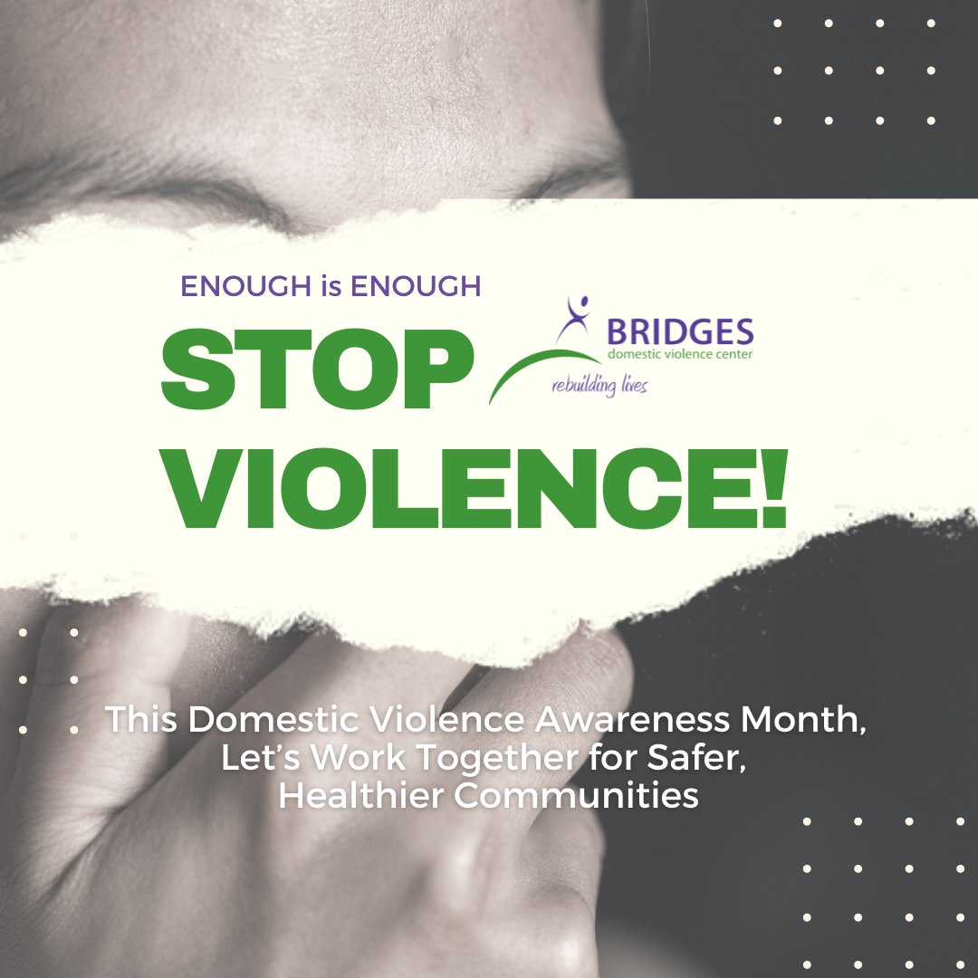 BridgesDVC's tweet image. What impact does domestic violence have on our communities? From emotional trauma to economic strain, the effects are widespread. This Domestic Violence Awareness Month, let’s work together to create safer, healthier communities. #DVAM #CommunityImpact