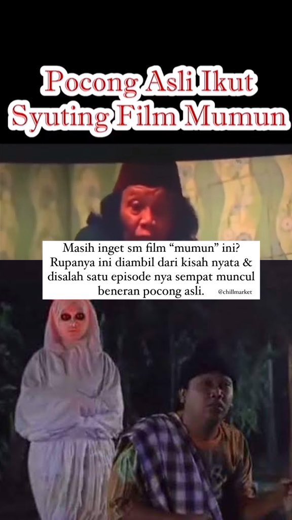 JiwaShine's tweet photo. Sebuah fakta di film legendaris sih Poc🍬ng mumun‼️

— a thread https://t.co/30SSDYb87O