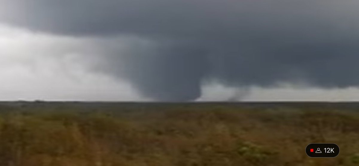 HUGE TORNADO ON TRAFFIC CAM NEAR I-75 FROM MILTON #FLwx #tornado